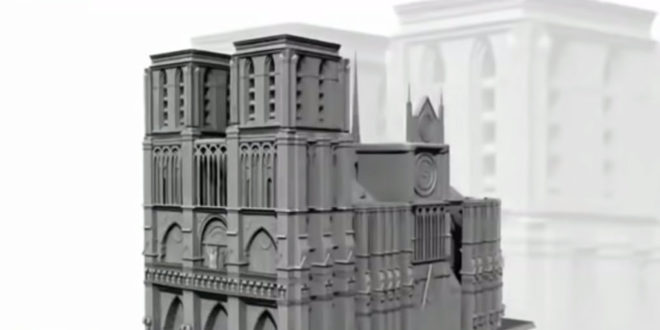 Notre Dame de Paris impression 3D