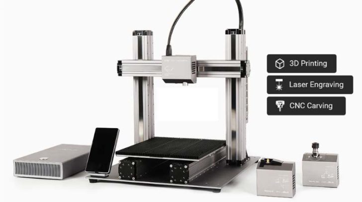 photo imprimante 3D Snapmaker CNC gravure laser