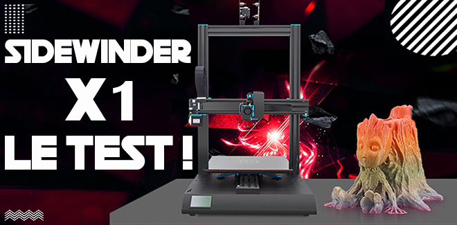 Test Artillery Sidewinder X1 Imprimante 3D Printer Review Demo