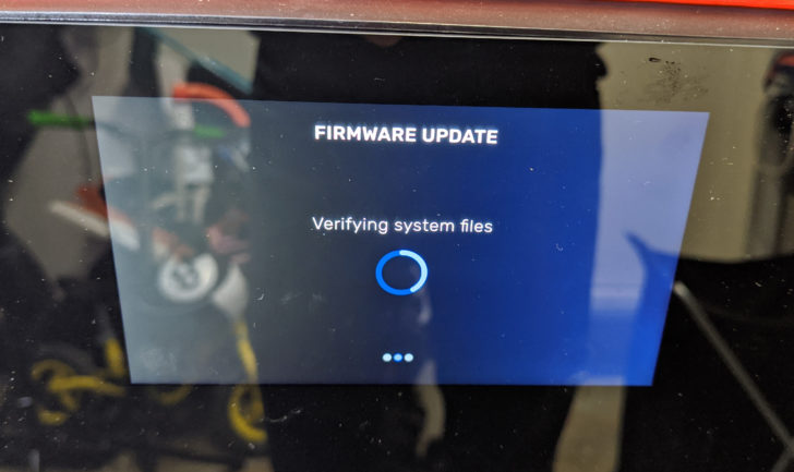 firmware update formlabs form 3 verifying