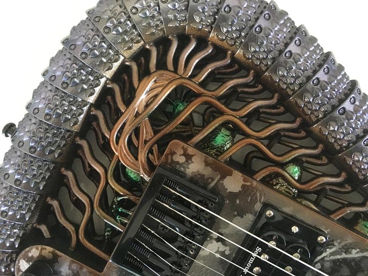 photo 3D printed Alien guitar