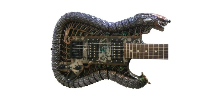 guitare Alien imprimée en 3D