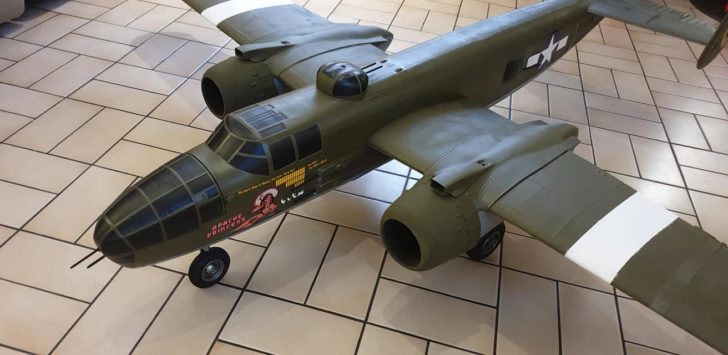 maquette avion militaire drone B-25 B25 imprimante 3D