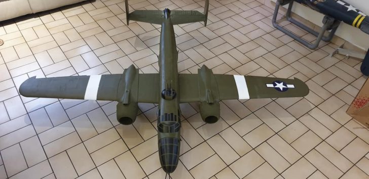 maquette avion militaire bombardier B-25 B25 3D