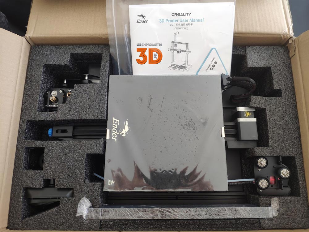 photo Creality Ender 3 V2 unboxing