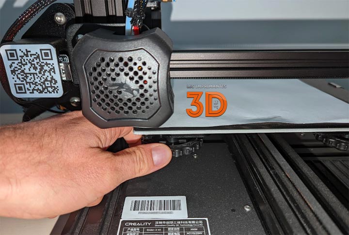 Creality Ender 3 V2 nivellement plateau