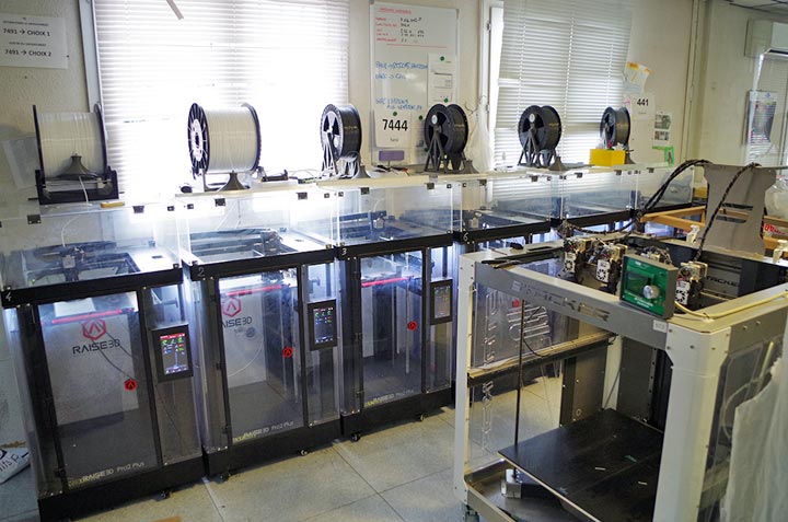 ferme imprimantes 3D CashMag