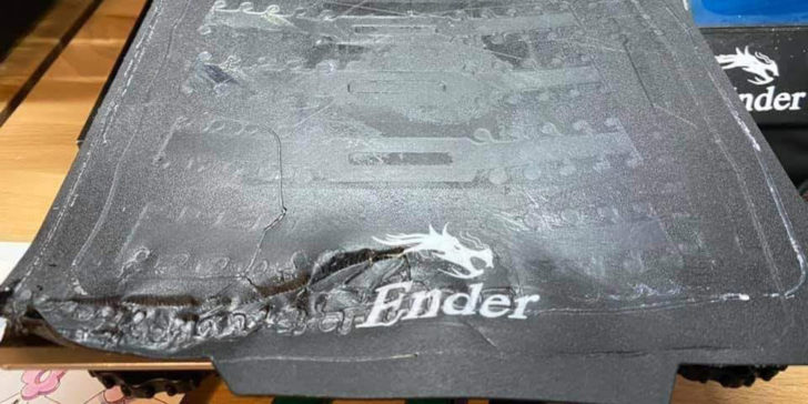 plateau gondolé imprimante 3D Ender