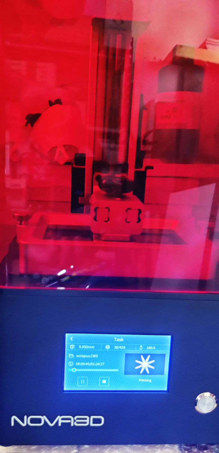 imprimante 3d résine test