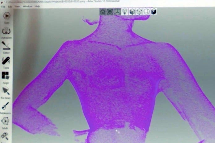 scan 3D poitrine scanner Artec Eva Lite