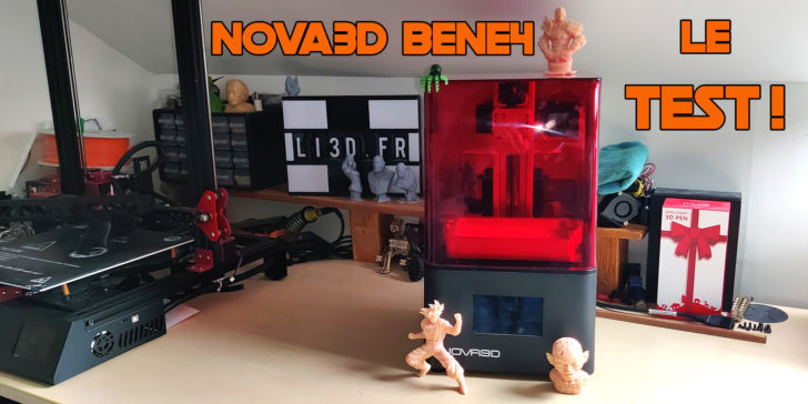 test nova3d bene4 tuto montage réglages