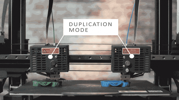 imprimante 3D mode duplication