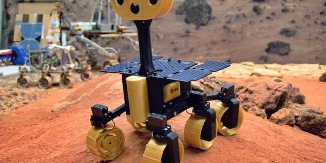 robot spatial Mars ExoMy rover 3D