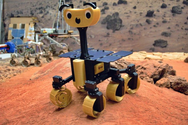 robot spatial Mars ExoMy rover 3D