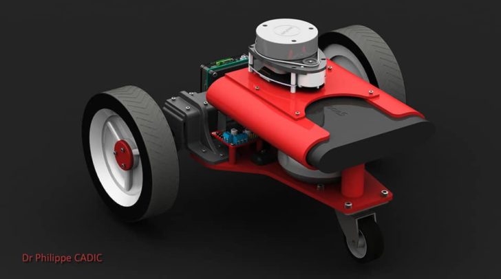 robot DIY Raspberry lidar Google Home 3D