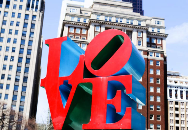 Love Statue Philadelphia 3D