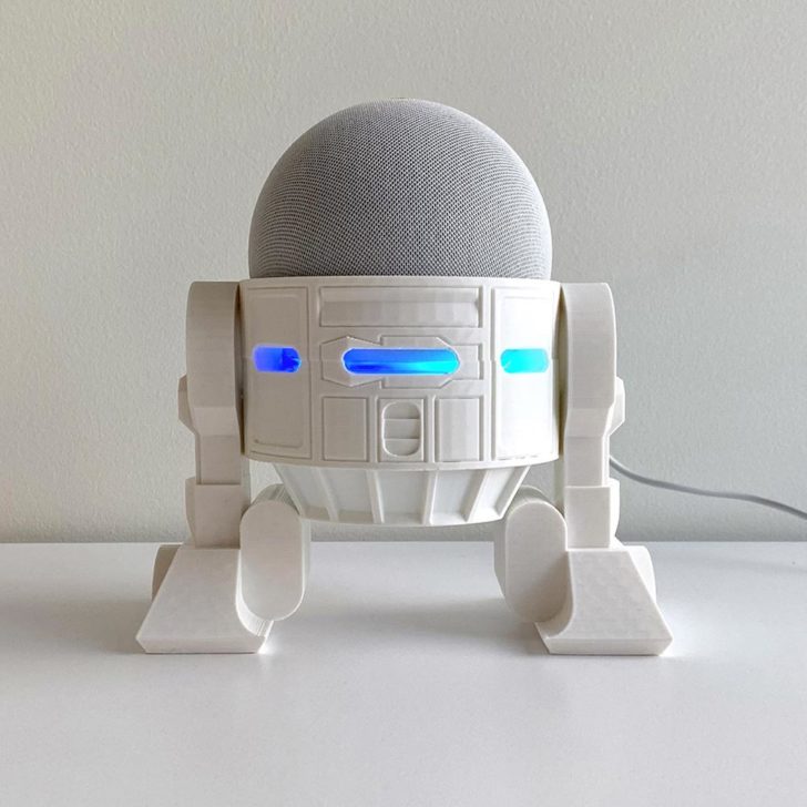 tutoriel imprimer 3D robot androide Amazon Echo Dot