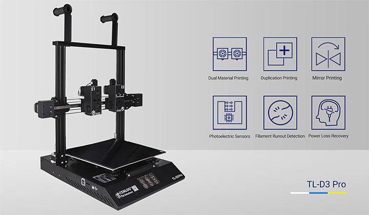 Tenlog TL-D3 Pro TLD3 imprimante 3D