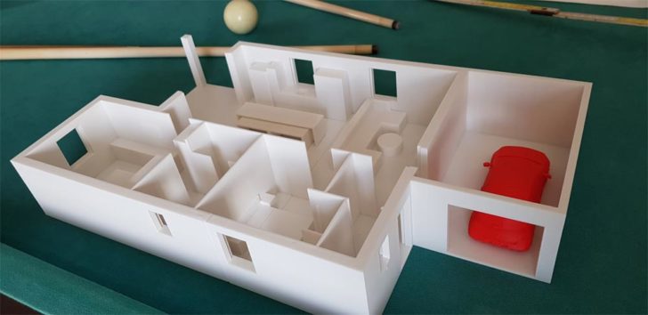 imprimer en 3D STL plan maison architecte