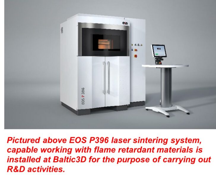 imprimante 3D EOS Baltic3D Etihad