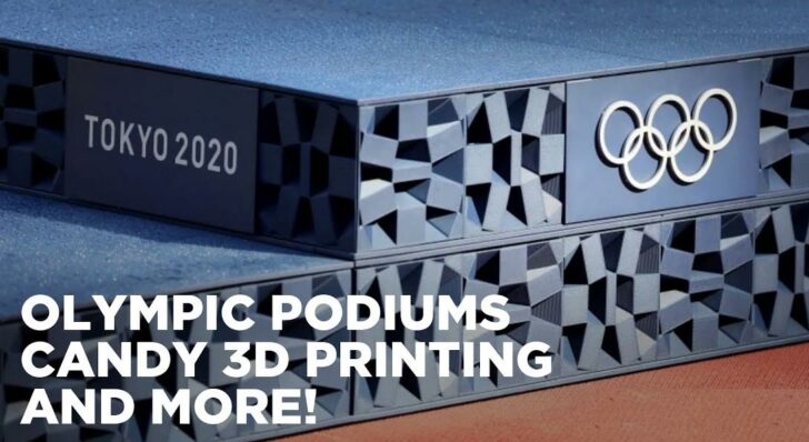 podium Jeux Olympiques 2020 Tokyo imprimé en 3D