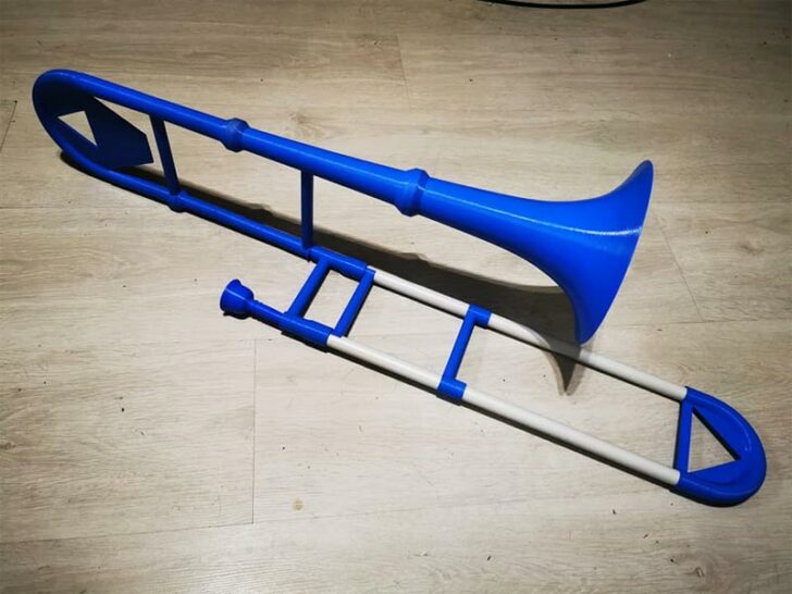 photo trombone 3D DIY