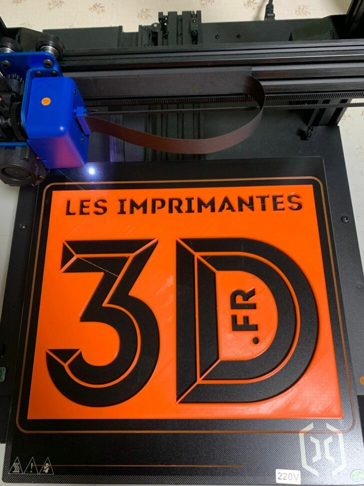 logo Li3D imprimé en 3D Artillery X2