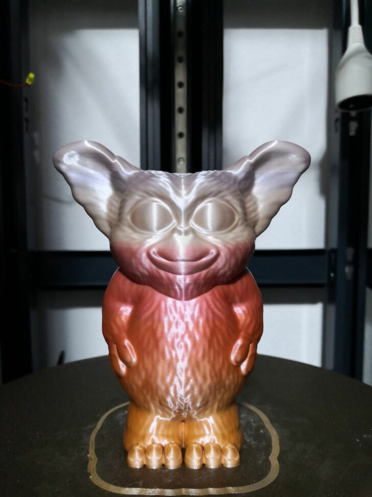 gizmo multicouleurs imprimé en 3d