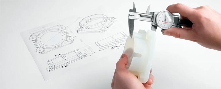 precision impression 3D pied à coulisse