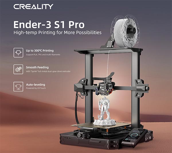 Creality Ender 3 S1 : caractéristiques, tutoriel, test, prix imprimante