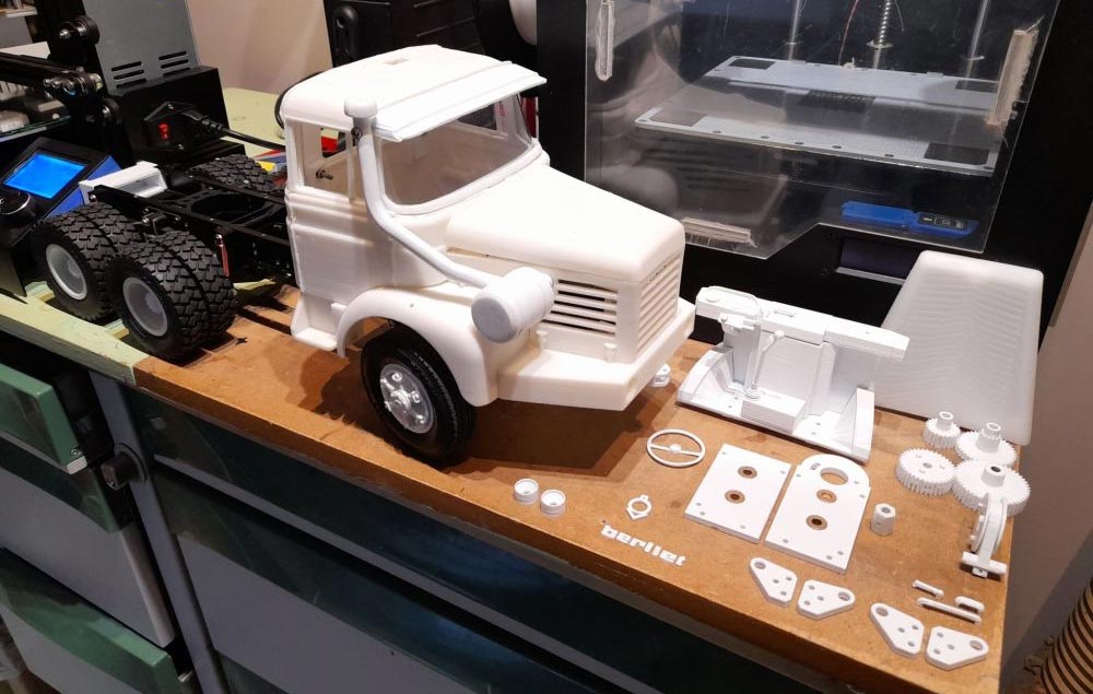 camion Berliet Zortrax Creality DIY