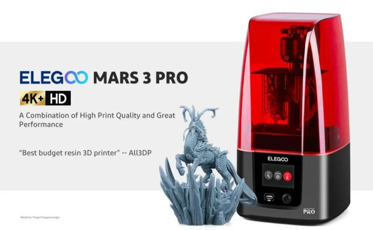 Elegoo Mars 3 Pro 4K imprimante 3D MSLA photo