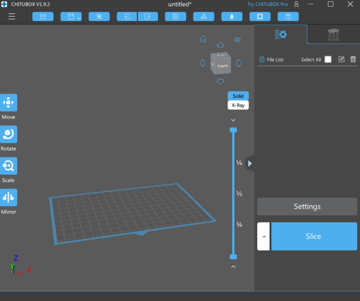 réglages chitobox pour anycubic photon m3