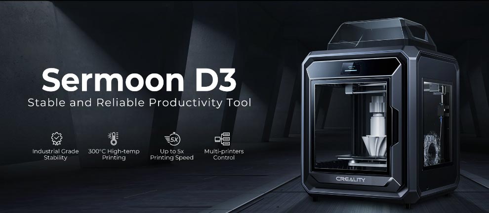 Crealiity Sermoon D3 imprimante 3D photo