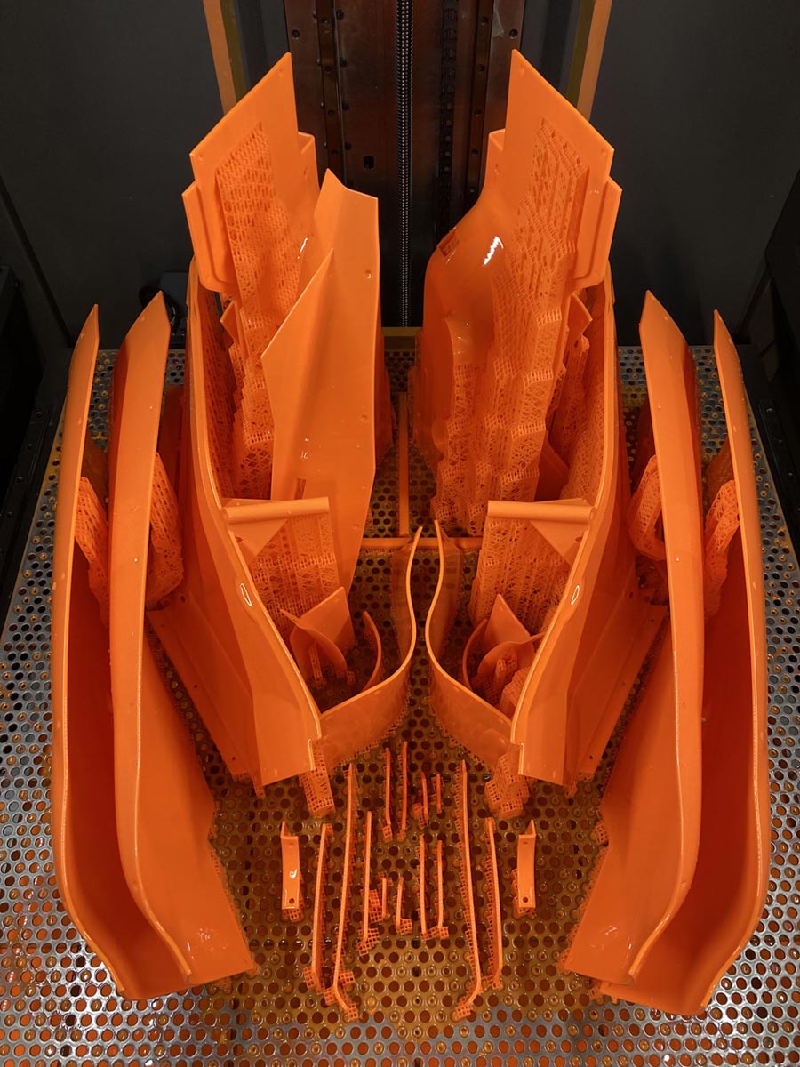 McLaren F1 Racing imprimante D3 Stratasys
