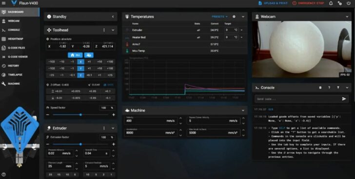 interface Flsun Speeder Pad