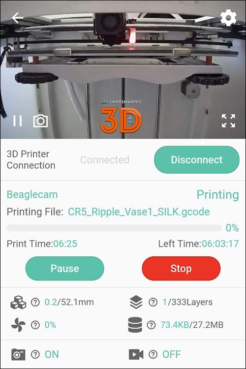 Beagle surveiller imprimante 3D