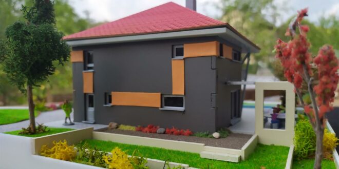 photo maquette maison imprimée en 3D