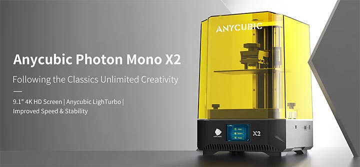 Anycubic Photon Mono X2 imprimante 3D MSLA photo