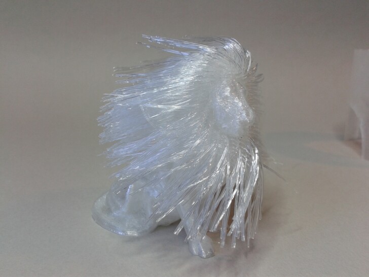 hairy lion 3D print