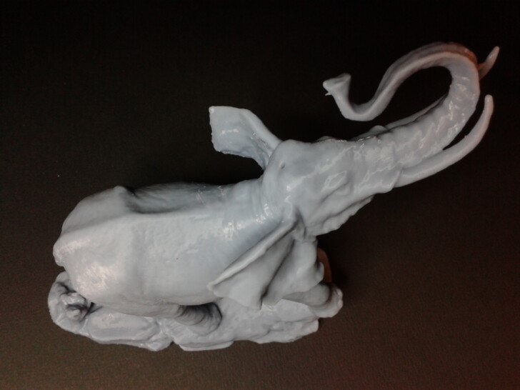 test print elephant 3D MSLA Photon Mono X2