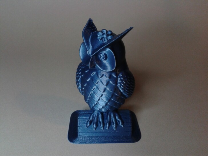 test anycubic kobra neo- photo print gcode test hibou owl Anycubic