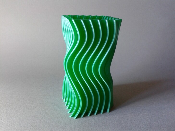 photo impression 3D vase PLA