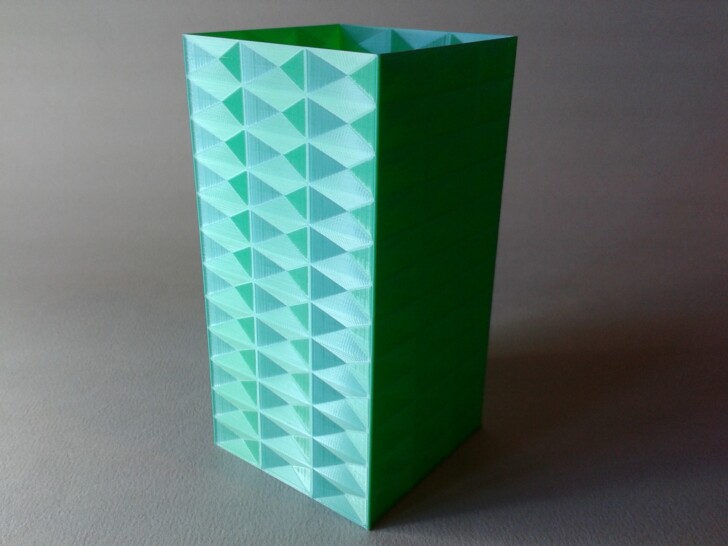 photo impression 3D vase PLA