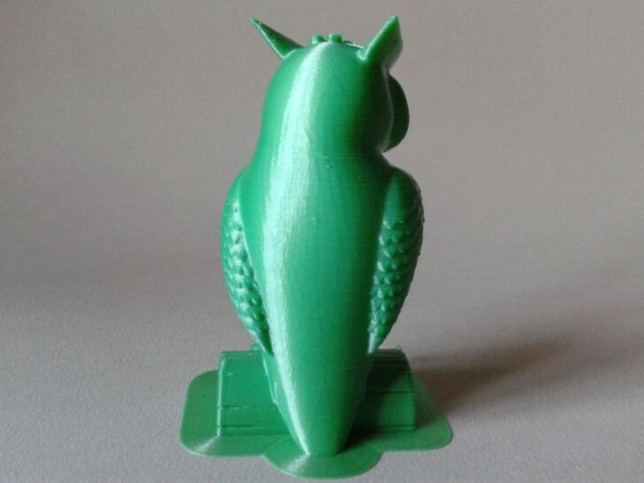 photo print gcode test hibou owl Anycubic PLA silk ArianePlast