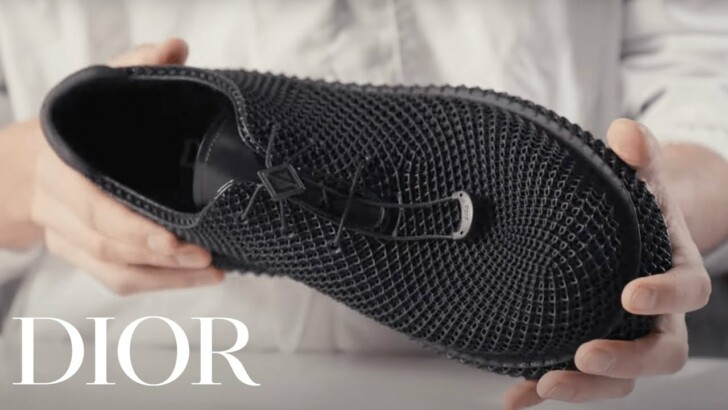 chaussure dior imprimée en 3D