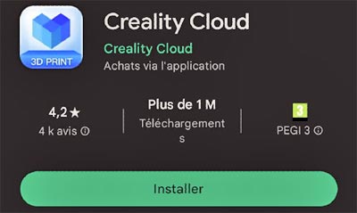 Creality Cloud app Android iOS iPhone