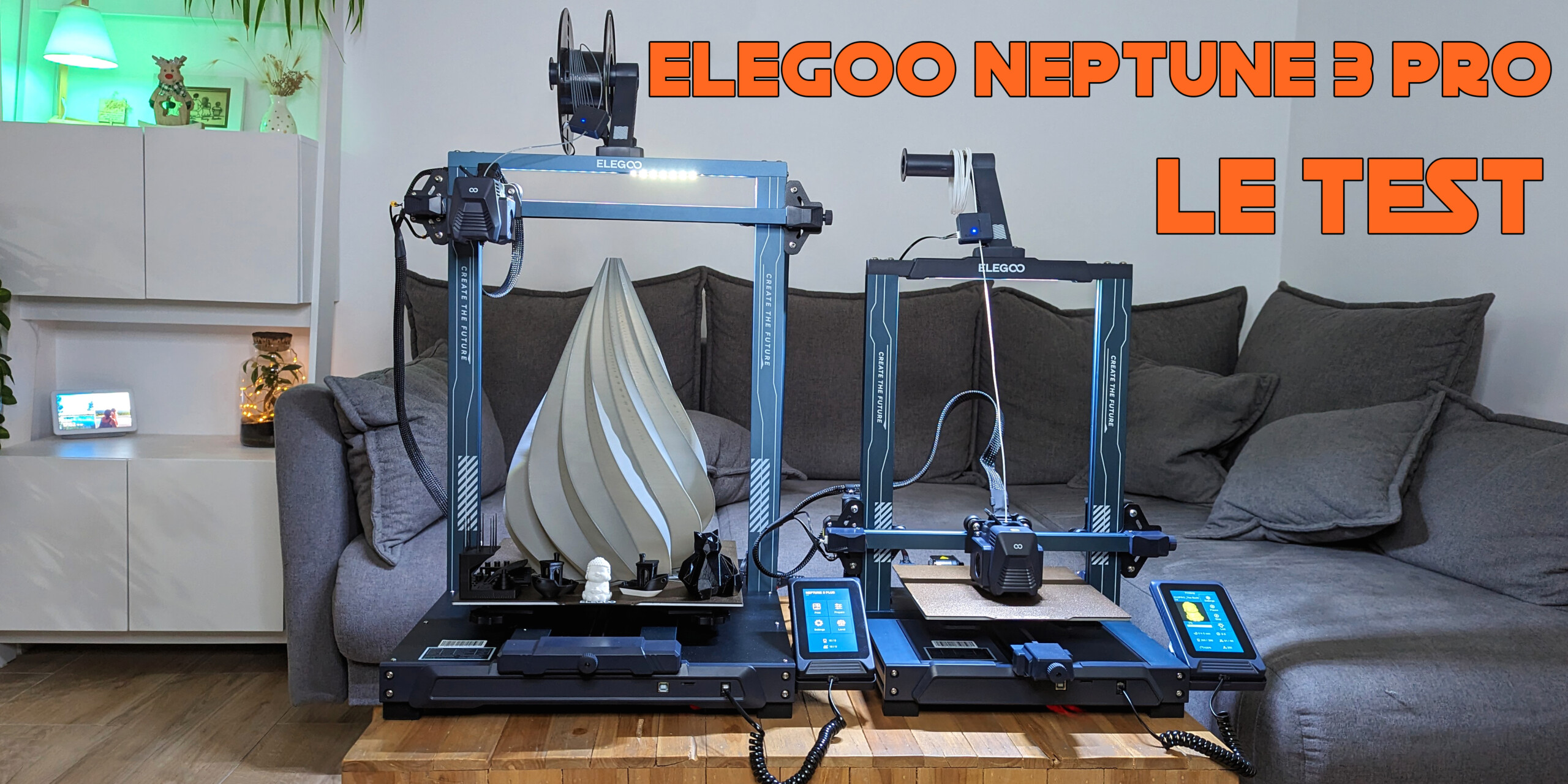 ELEGOO Neptune 3 Plus - Imprimante FDM - Mise à niveau automatique