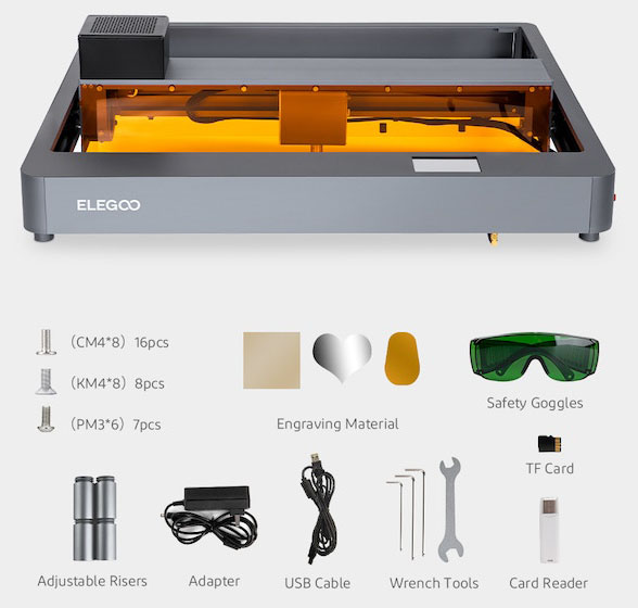 ELEGOO prépare une campagne Kickstarter pour le graveur laser