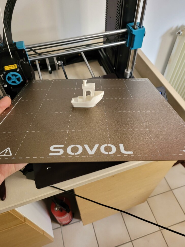 test benchy boat sovol